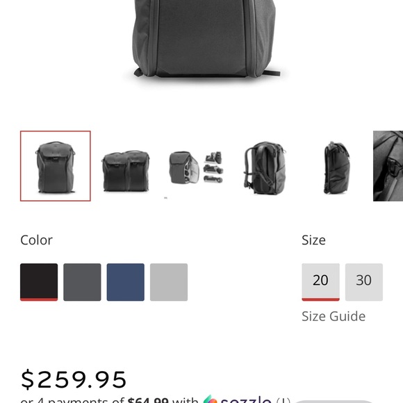 Peak design every day backpack 20L - Picture 6 of 10